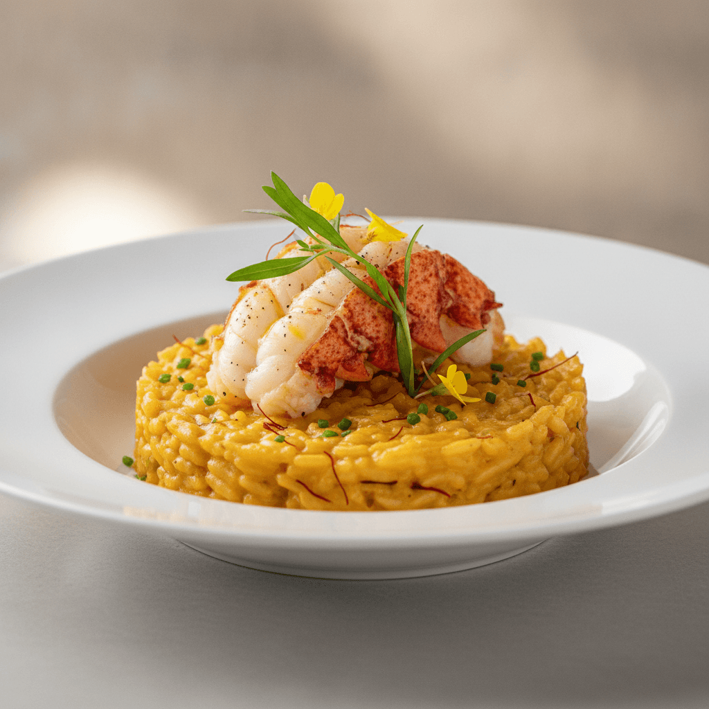 Risotto de Azafrán y Langosta