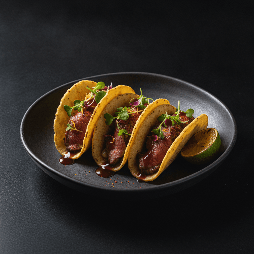 Tacos de Wagyu al Carbón